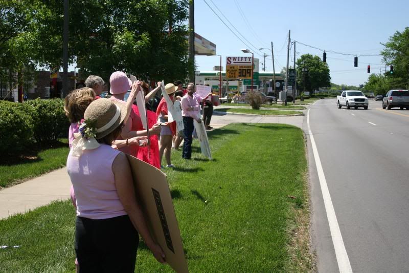 Code Pink Louisville Mother's Day Action in Louisville